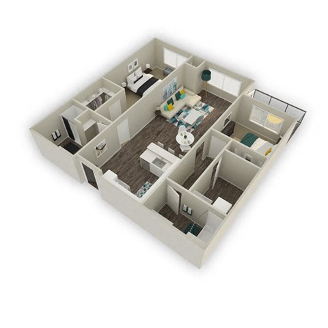 Catenary Floor Plan at The Zeller, Utah